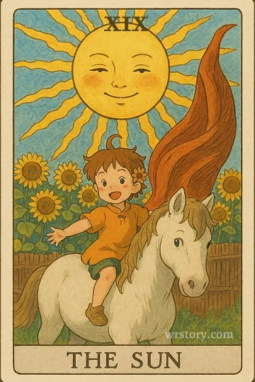 태양(The Sun) 타로 카드