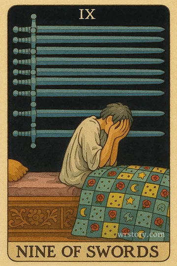 소드 9(Nine of Swords) 타로 카드